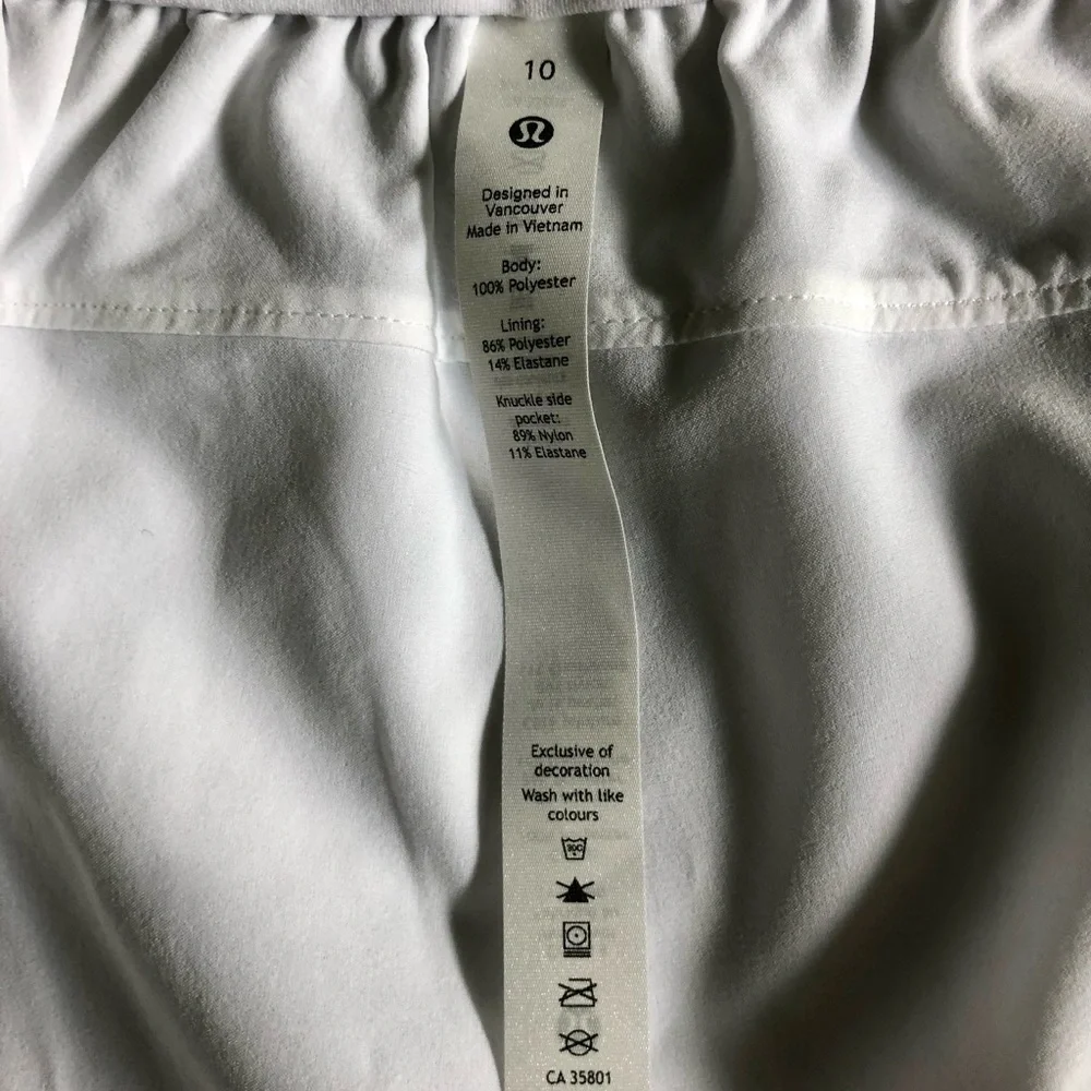 NWT Lululemon Print Flat Front Relaxed Shorts 4.5” Aquila Rhino Grey Multi 10 - Picture 10 of 12